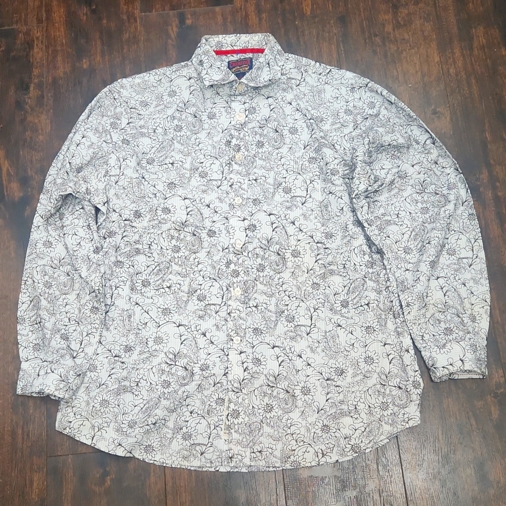 Daniel Cremieux shirt L embroidered button down